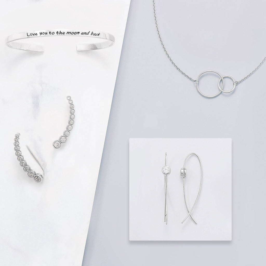 "Love you to the moon and back" Cuff Bracelet