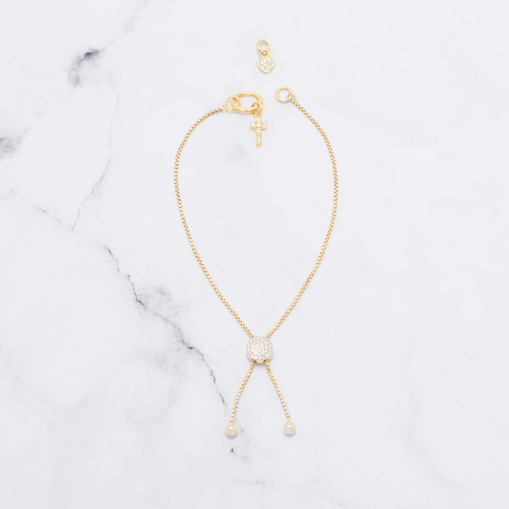 14 Karat Gold Plated Hinged Pendant Adapter