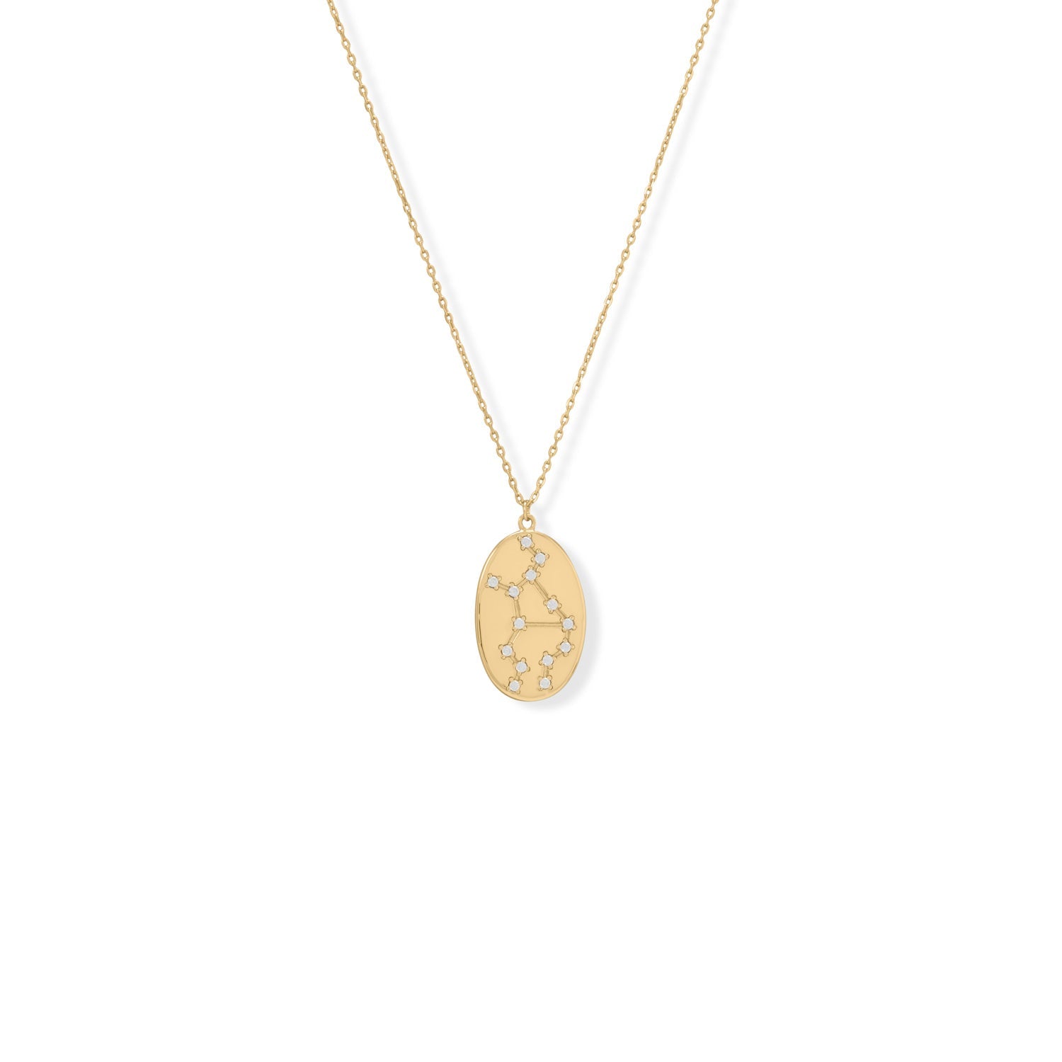 Cosmic Constellations! 16" + 2" Zodiac Coin Necklace (All Signs)