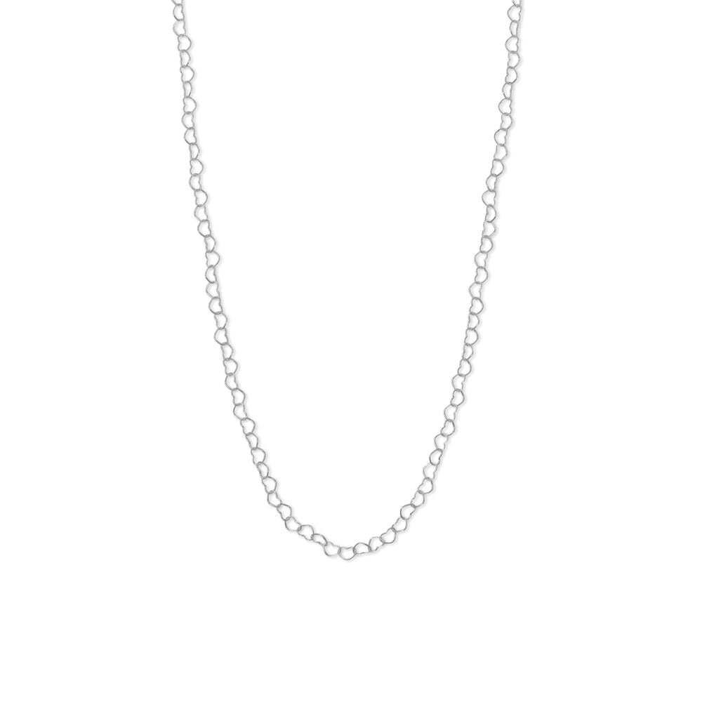 Dainty Linked Heart Chain Necklace