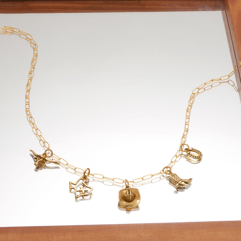 Cadena de clip pequeña y larga con chapa de oro 14/20 (2,8 mm)