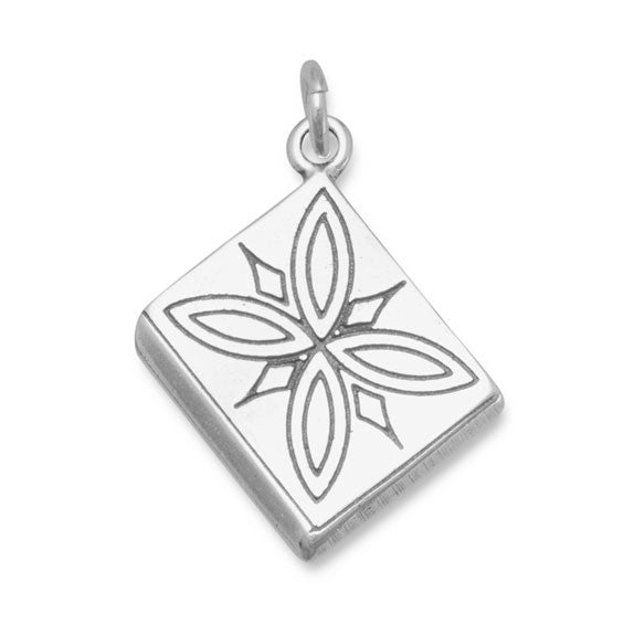 Oxidized Pride and Prejudice Book Charm