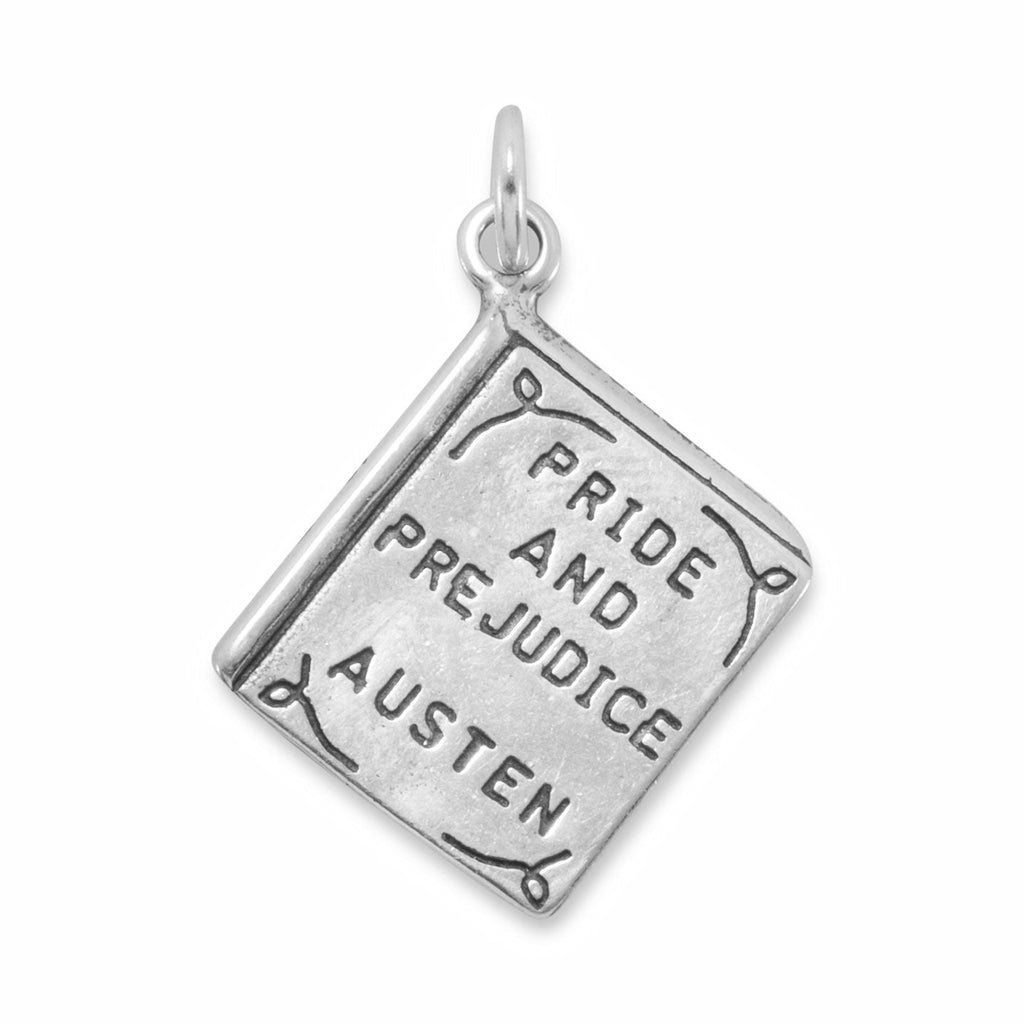 Oxidized Pride and Prejudice Book Charm