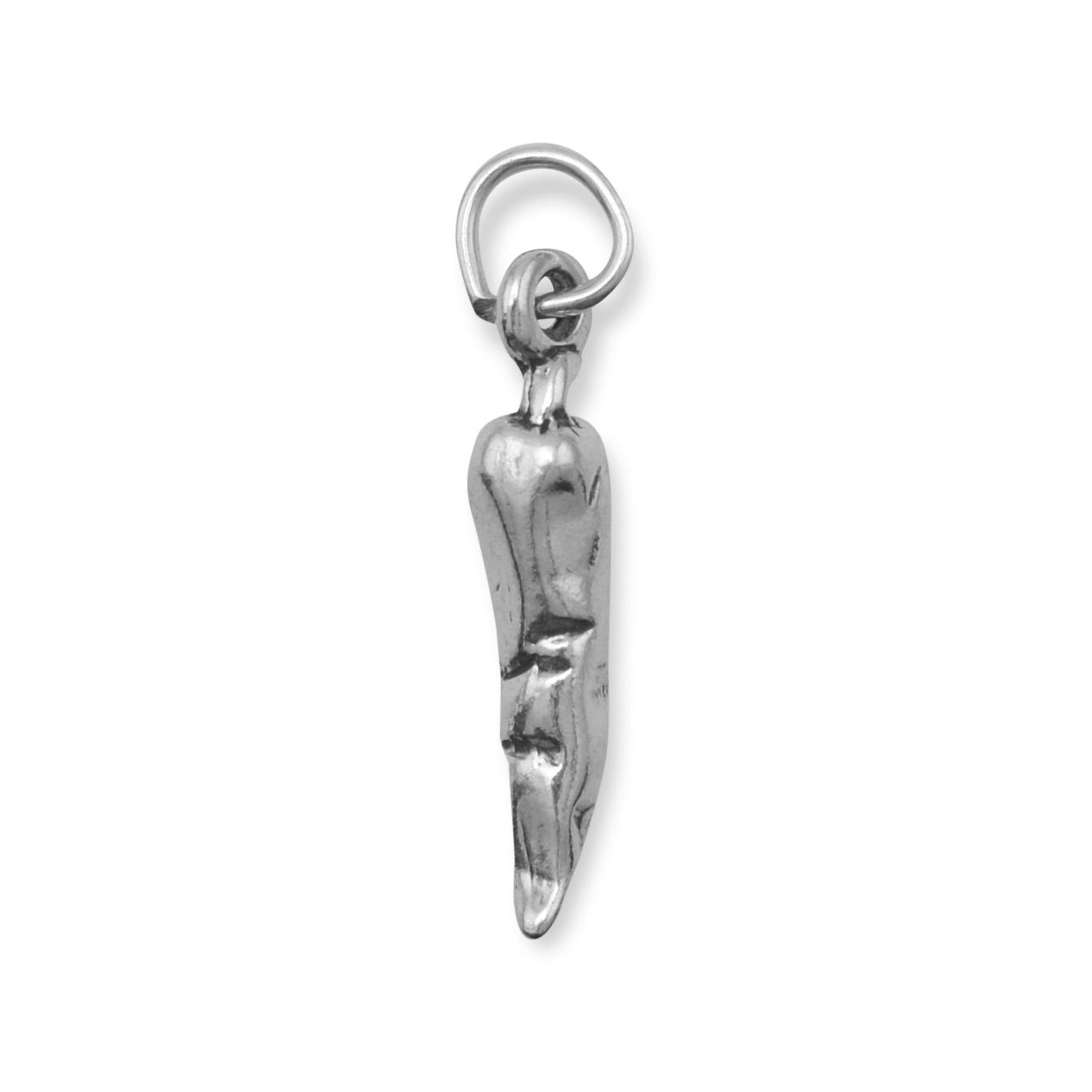 Silver or Gold 3D Chile Pepper Charm