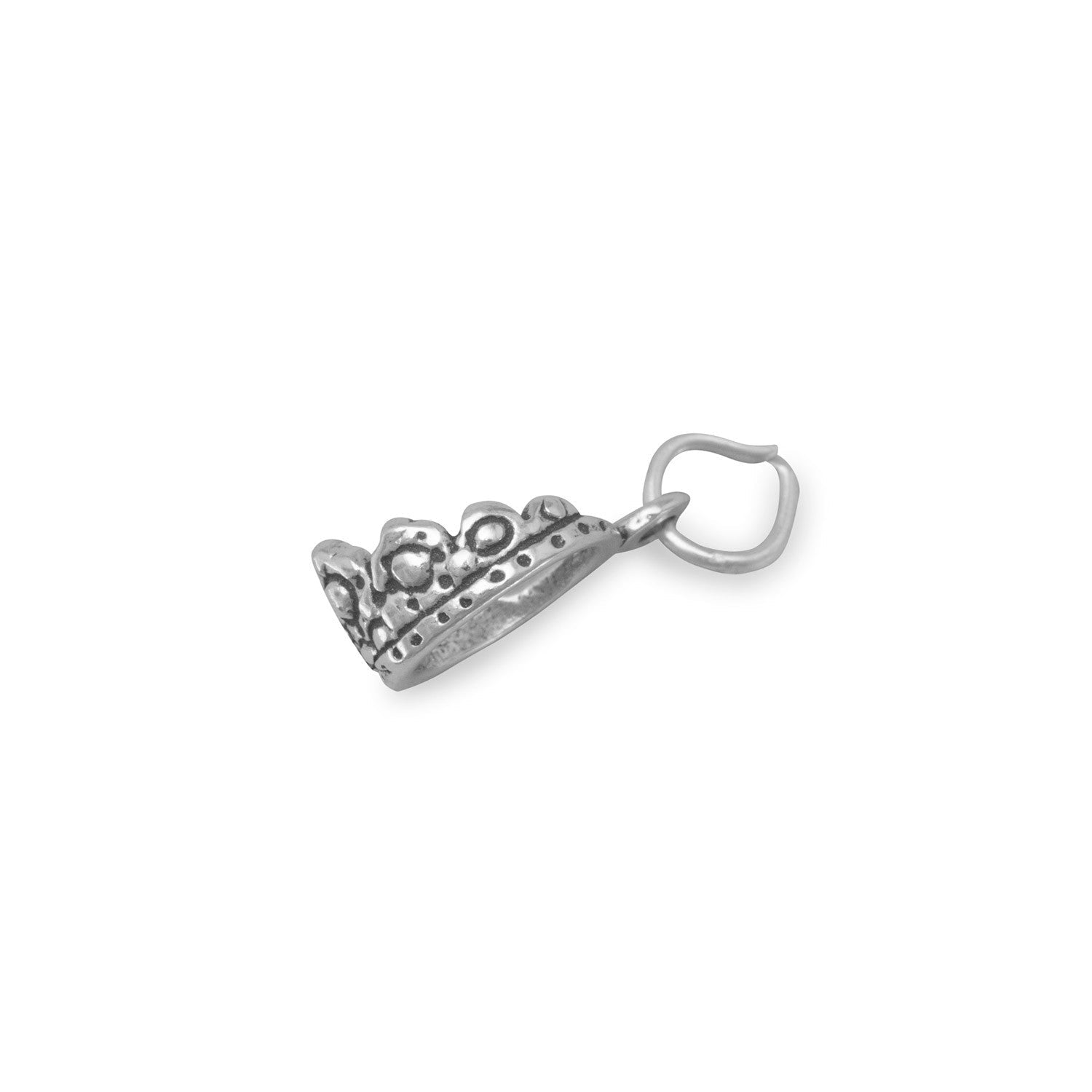 Silver or Gold 3D Tiara Charm