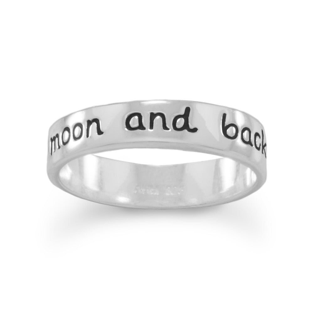 "Love you to the moon and back" Ring