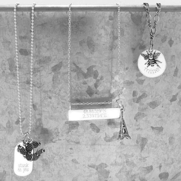 Silver or Gold 3D "BEE-utiful!" Bee Charm